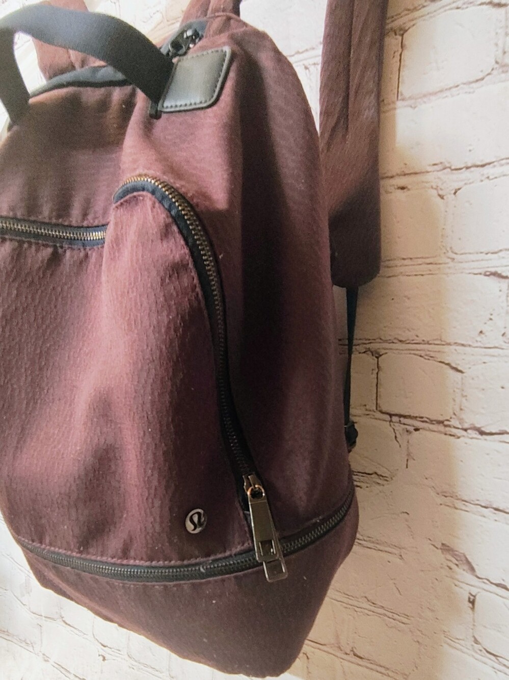 Lululemon City Adventurer  Dark Cherry Back Pack Back Pocket Utility Water Repel - Picture 11 of 16